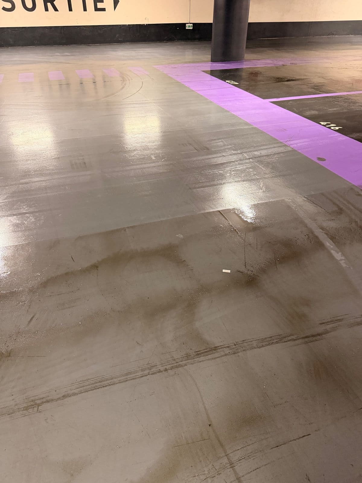 Remise en état complète du parking de la pré-fourrière de Charléty (Paris 13)